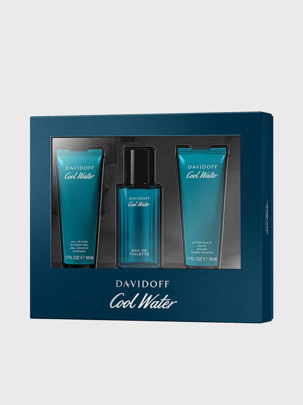DAVIDOFF Cool Water Men XM23 Prm Set IV - EDT 40 มล. /SG 50 มล. /ASB 50 มล.
